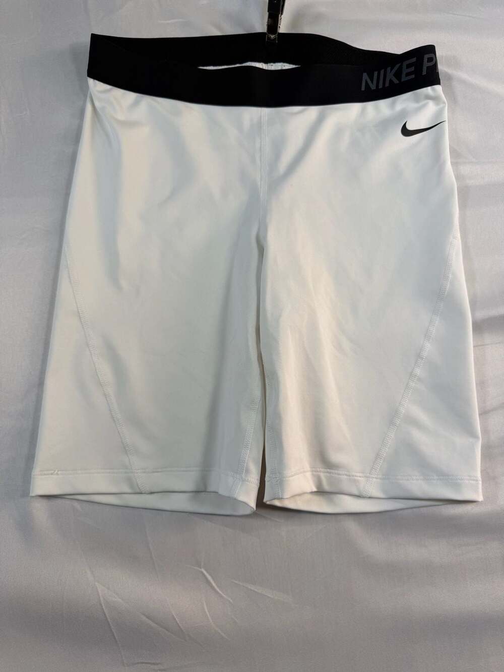 Nike Pro Compression Shorts Size L White Dri-FIT